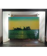 Vintage Animated Wall Art, Moving Picture With Sound: Tropical Island Su... - $120.00