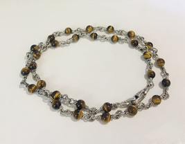 David Yurman Spiritual Beads Tiger Eye Necklace - £438.28 GBP