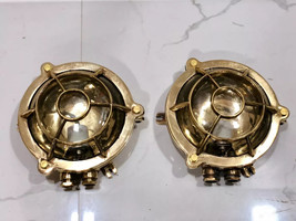 Nautical Marine Solid Brass Vintage Ship Deck Light Antique Fixture - £389.86 GBP