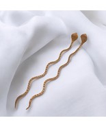 Pure Copper snakes pair - nag naagin dosh remedies meditation pooja - $33.25