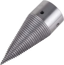 Log Wood Splitter Cone Screw Splitting Hammer Drill Cone Cleaver Steel 100Mm - £152.64 GBP