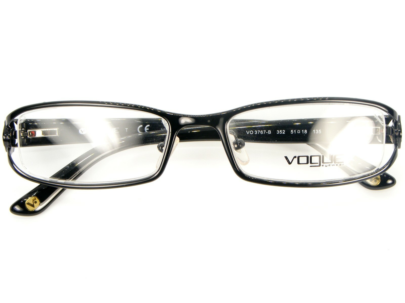 Vogue VO 3767-B 352 Negro Gafas Marco 51-18-135mm (Pantalla Modelo) Item image 3