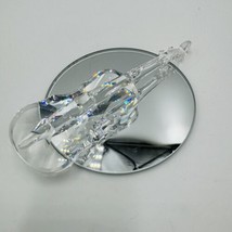 Swarovski Crystal Austria Violin Figurine Clear Iridescent Marked (no Bow) - $40.50