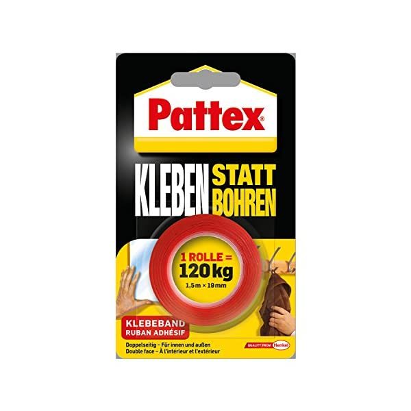 Pattex PXMT2Mounting Tape Super Strength, 1.5m, Sticking Instead of Dril... - $22.00