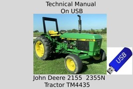 John Deere 2155  2355N Tractors Repair Technical Manual TM4435 USB Drive - £18.94 GBP
