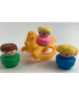 Fisher Price Little People Rocking Horse Chunky Figures Pretend Play Vin... - $32.20 CAD