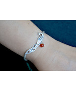 peacock bracelet, silver bracelet, chain bracelet, animal lovers bracele... - £52.74 GBP