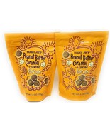 2 Packs Trader Joe's Peanut Butter Caramel Coated Popcorn 6 oz Each Pack - $16.82