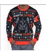 New! Size Large Disney Star Wars Darth Vader Holiday Ugly Christmas Sweater - $34.99