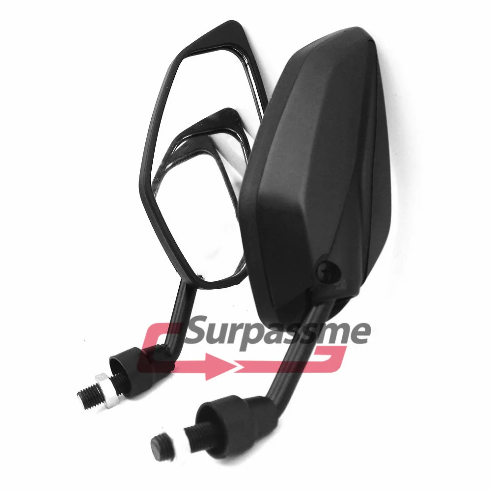 10MM Universal Motorcycle Mirrors Rear View Rearview Mirror Motorbike Scooter El - $84.77