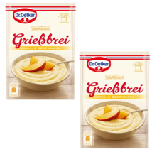 Dr. Oetker Griessbrei Semolina Porridge: VANILLA 2 pack/6 servings-FREE ... - £9.67 GBP