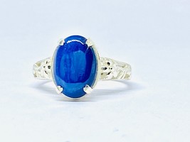 Blue Star Sapphire Ring in 925 Sterling Silver - £202.98 GBP