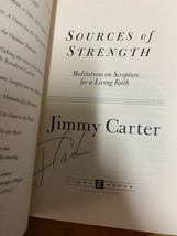 Jimmy Carter Sources Of Strength HC Book *AUTOHPRAGHED, POTUS, RARE* - £187.65 GBP