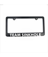 Team Sinkhole Funny License Plate Frame, Black Plastic, NJ Route 80, Acc... - €18,29 EUR