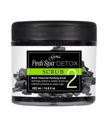 Pedi Spa Detox Black Charcoal Purifying Scrub 16oz - £14.35 GBP