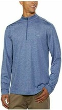 GREG NORMAN Men&#39;s Micro Fleece Lined Quarter Zip Pullover Long Sleeve - Large - £21.71 GBP