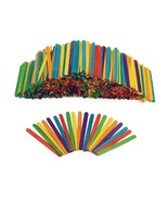 1000Cs Regular Colored Wood Craft Sticks Popsicle Sticks, 1000 Pieces,4-... - $38.99