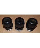 1&quot; Cable Glands Nylon Straight NPT 3 Each T&amp;B .625 To .750 Cable Size US... - $17.13 CAD