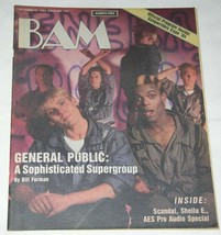 GENERAL PUBLIC BAM MAGAZINE VINTAGE 1984 - £23.59 GBP