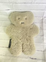 Flatout Bear Baby Australia Teddy Bear Flat Stuffed Plush Toy Sheepskin Lovey - £41.54 GBP