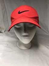 Nike Golf Hat One Size Fits Most 100% Polyester Red Cap Great Condition - $11.50