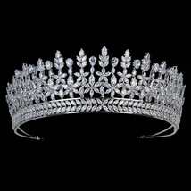 Tiaras And Crown Vintage Clasic Women Bridal Party Wedding Hair Accessor... - £95.31 GBP