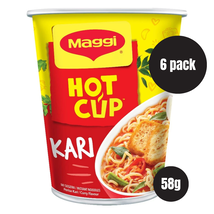 6 Pack MAGGI Cup Curry Instant Noodles 58g Quick &amp; Easy Curry Cup Noodle - $32.79