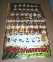 Rare Mechwarrior Wolf Strike roleplaying game miniatures rpg gaming promo poster - £31.50 GBP