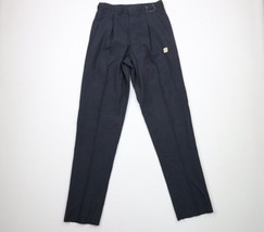 NOS Vintage 30s 40s Streetwear Mens 29 Pleated Wool Dress Pants Trousers Slacks - £232.70 GBP