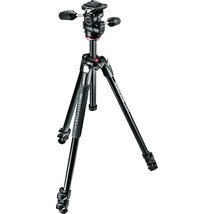 Manfrotto 290 Xtra Aluminum 3-Section Tripod Kit with 3-Way Head (MK290X... - $370.99