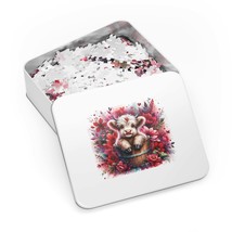 Jigsaw Puzzle in Tin, Highland Cow, Personalised/Non-Personalised, awd-434 (30,  - £28.22 GBP+