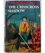 Hardy Boys 32 Crisscross Shadow 1957B-8 Franklin W. Dixon hcdj Orange Gretta eps - $12.00