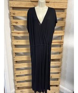 Amazon Essentials Casual Black Plunging Neckline Romper Woman&#39;s Size XL KG - $13.56 CAD
