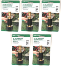 Adjustable Hose Nozzle 4&#39;&#39;, Brass Orbit 58044N (5-PACK) - $659.49 MXN