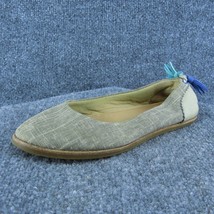 UGG  Women Flat Shoes Gray Leather Slip On Size 6.5 Medium - $24.75