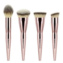 KleanColor Stop &amp; Smell The Roses 4-Piece Contour Brush Set - Makeup Bru... - $14.00