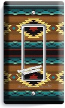 Southwest Blanket Pattern Aztec Single Gfci Light Switch Wall Plate Room Decor - £8.96 GBP