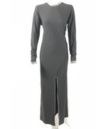NWOT Adam Selman Sport Carbon38 Crystal Trimmed Front Slit Maxi Dress XL - $170.96 CAD