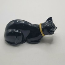Vintage Avon Cologne Here&#39;s My Heart Black Cat Bottle Figurine 1.5 OZ pa... - £14.79 GBP
