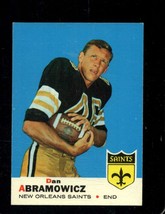 1969 Topps #36 Dan Abramowicz Exmt (Rc) Saints Nicely Centered *X93429 - £6.92 GBP
