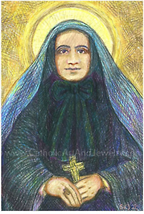 Saint Frances Xavier Cabrini Catholic Art Print - £17.77 GBP+