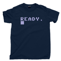 C64 Ready Screen T Shirt, Commodore Computer Programmer Unisex Cotton Te... - $13.99