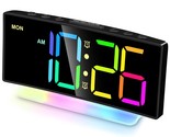 Extra Loud Alarm Clock For Heavy Sleepers Adults,Teens,Kids,Rainbow Cloc... - $27.99