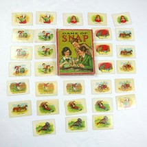 Antique 1905 Game of Snap 4383 Milton Bradley COMPLETE w/ Box Nice Graphics RARE - £39.32 GBP
