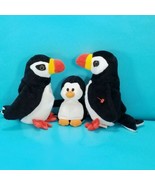 TY Jingle Beanie Baby Snowbound And 2 Puffer Penguins Plush Lot of 3 Stu... - £13.22 GBP