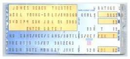 Neil Jeune Indigo Filles Concert Ticket Stub Juin 4 1989 New York City - £40.44 GBP