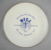 WFCJ 93.7 FM Christian Radio Station Advertising Memorabilia Commemorative Plate - £3.54 GBP