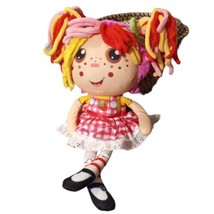 Flip Zee Girls Zana Doll Very Berry Strawberry Sweet n Cuddly 2-in-1 Plush Pink - £10.99 GBP