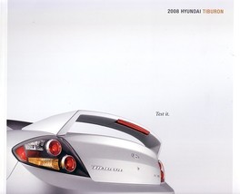 2008 Hyundai TIBURON sales brochure catalog 08 US GT SE V6 - $8.00