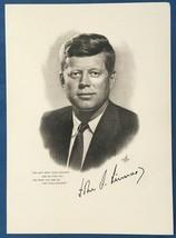 John F Kennedy Photo 5x7 Card Stock Facsimile Signed Ask Not Quote Art C... - $124.99
